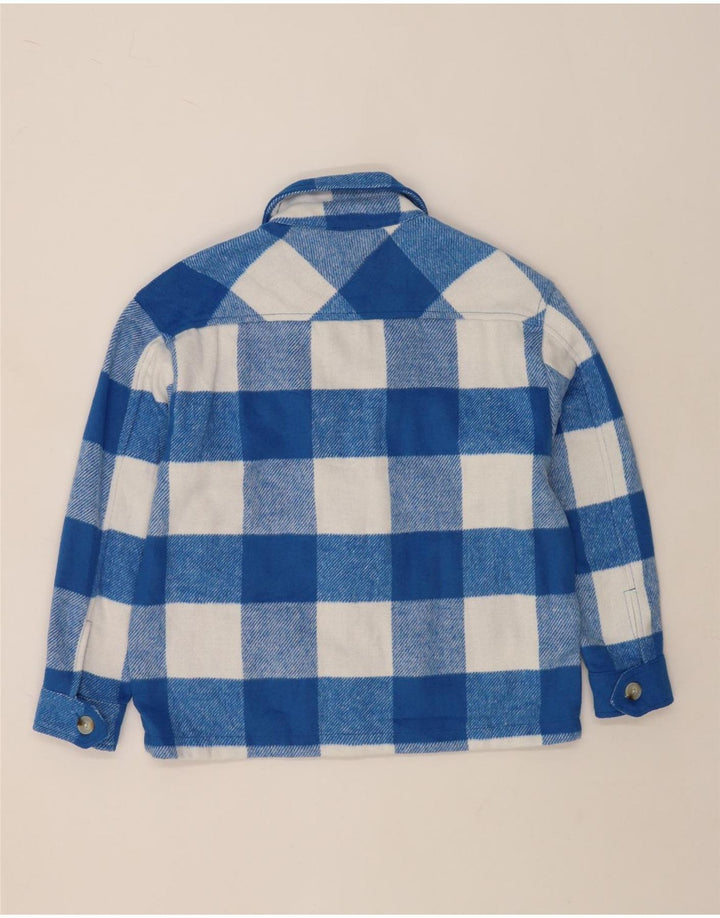 OVS Chemise en Flanelle Fille 13-14 Ans Bleu Carreaux Polyester