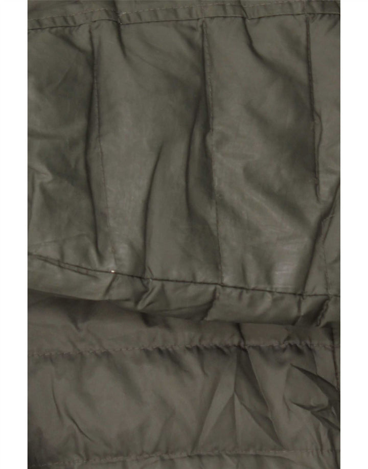 Massimo Dutti Ανδρικό μπουφάν UK 40 Large Khaki Polyester