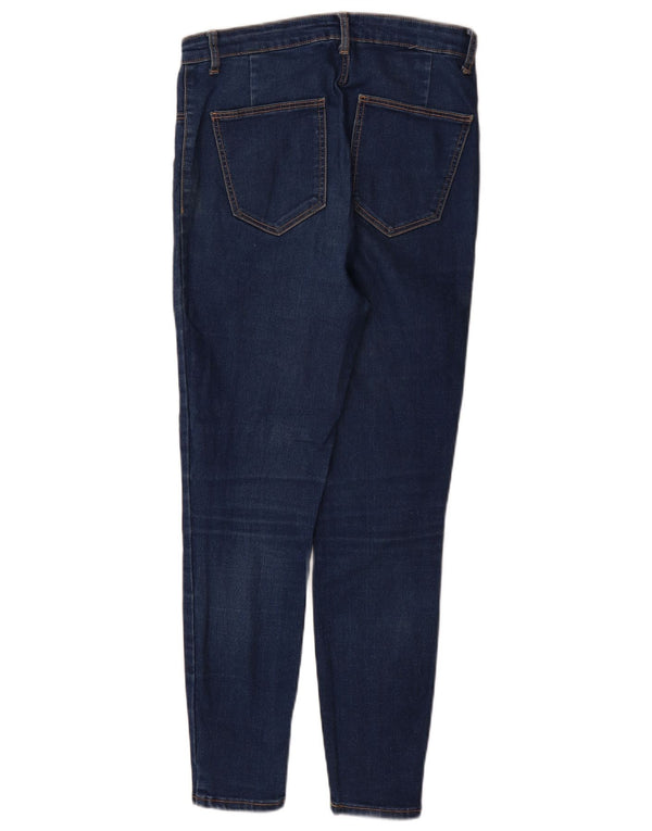 Zara Damen Skinny Jeans EU 42 Large W32 L29 Marineblau
