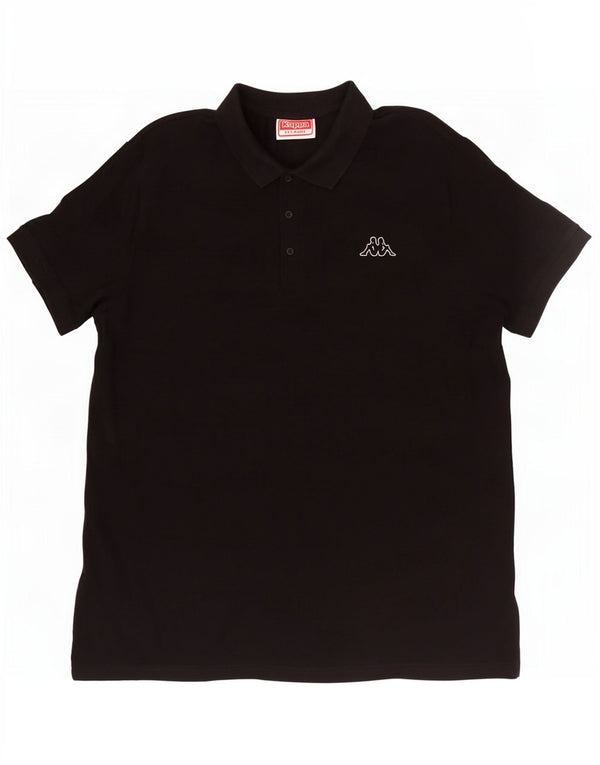 Camisa polo masculina Kappa 2XL algodão preto