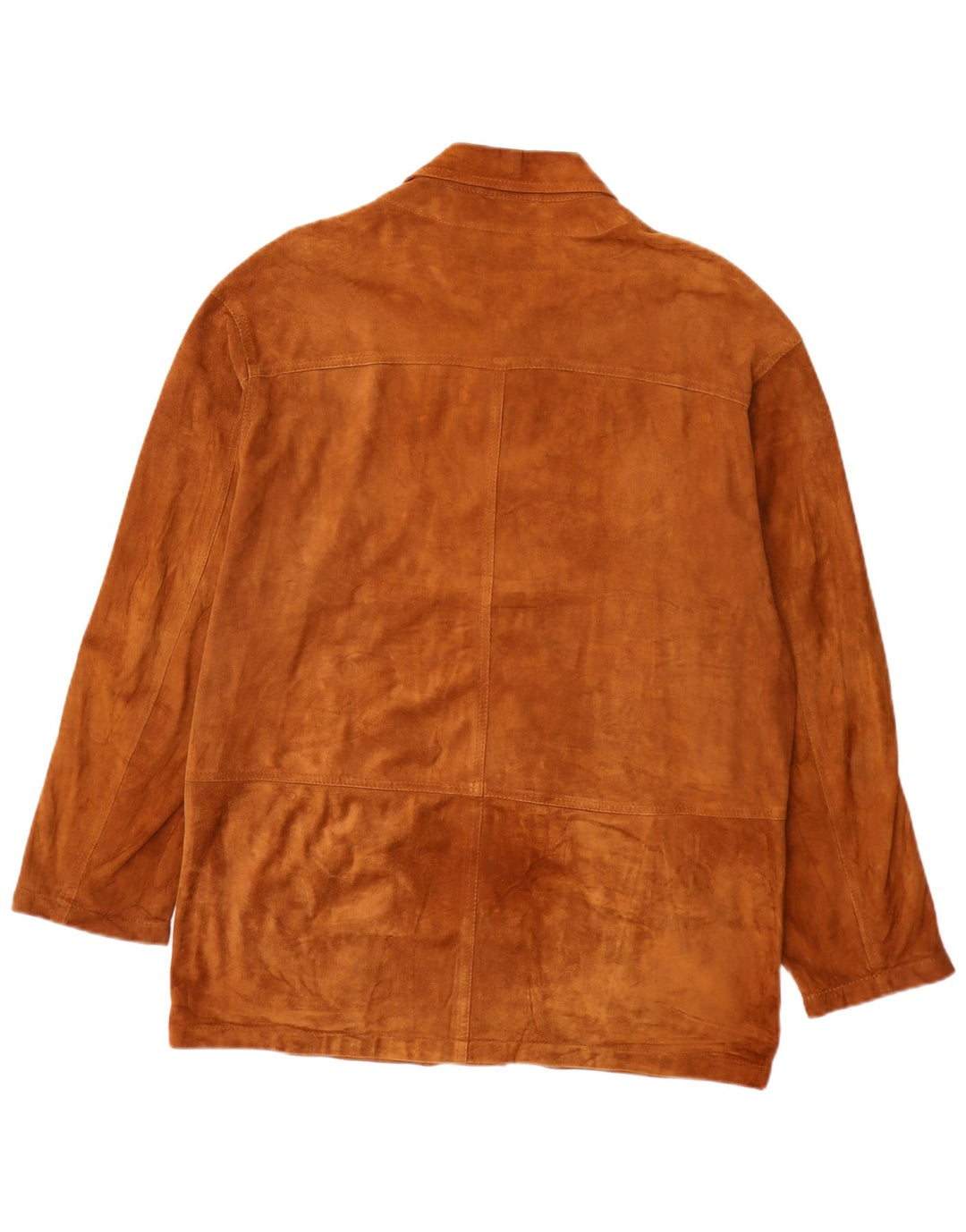 Vintage hombres ante chaqueta IT 50 grande beige