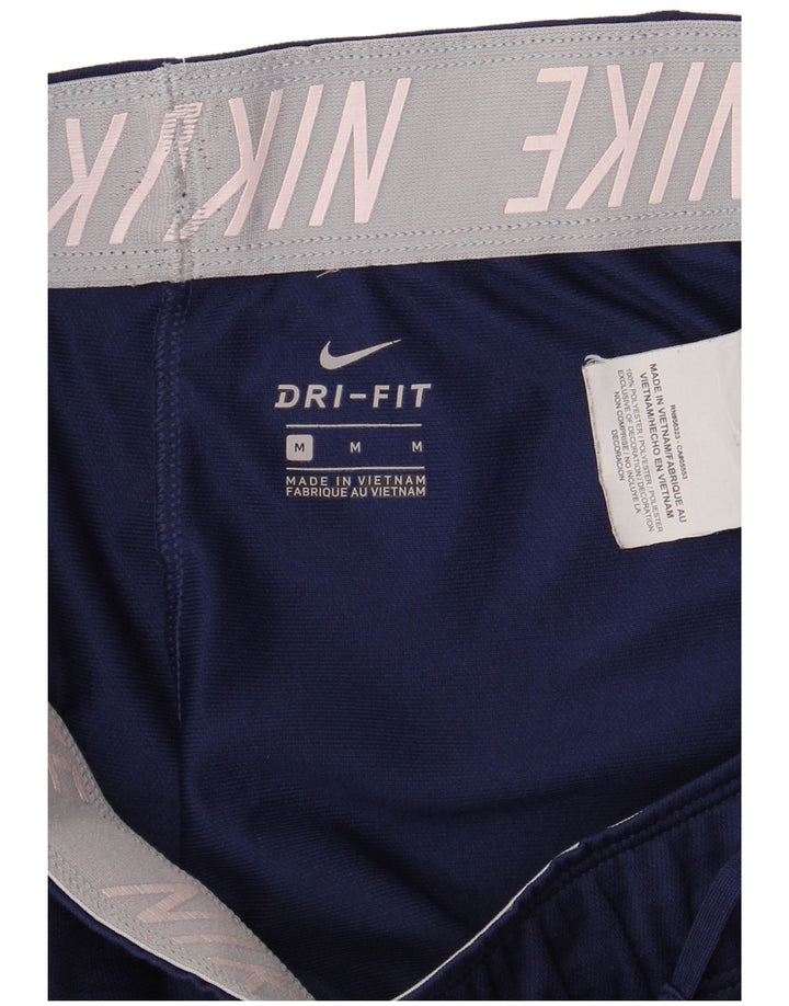 Nike Damen Dri Fit Sport Shorts UK 12 Medium Marineblau Polyester