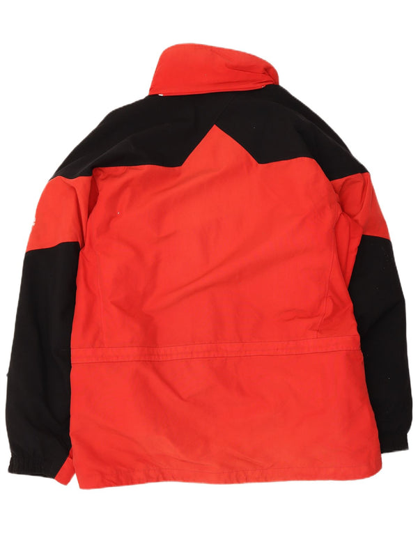 Giacca da sci grafica Columbia da uomo UK 40 Large Rosso Colourblock Poliestere