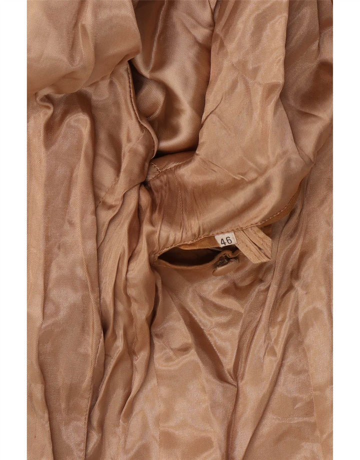veste en daim homme vintage IT 46 Petit Beige