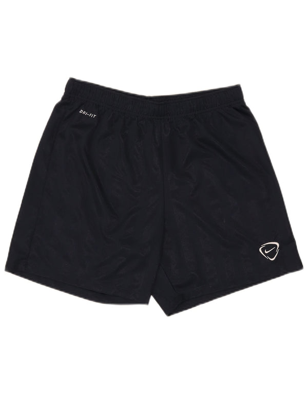 Nike Mens Dri Fit Sport Shorts Medium Navy Blue Striped Polyester