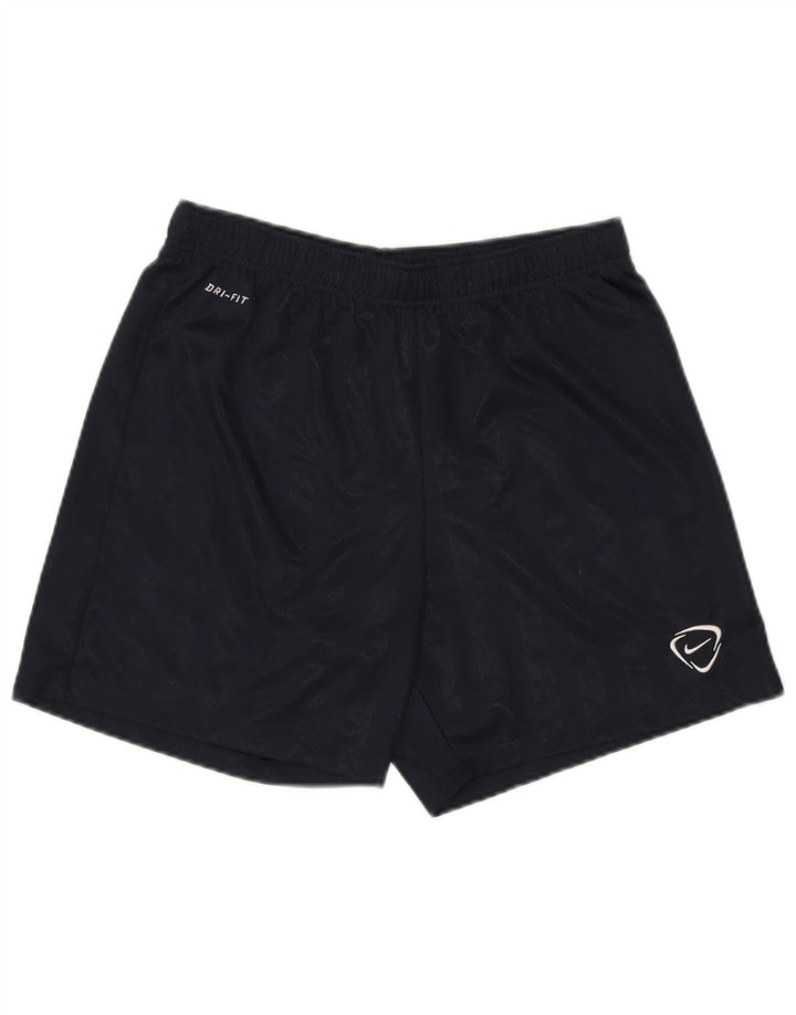 Nike Mens Dri Fit Sport Shorts Medium Navy Blue Striped Polyester