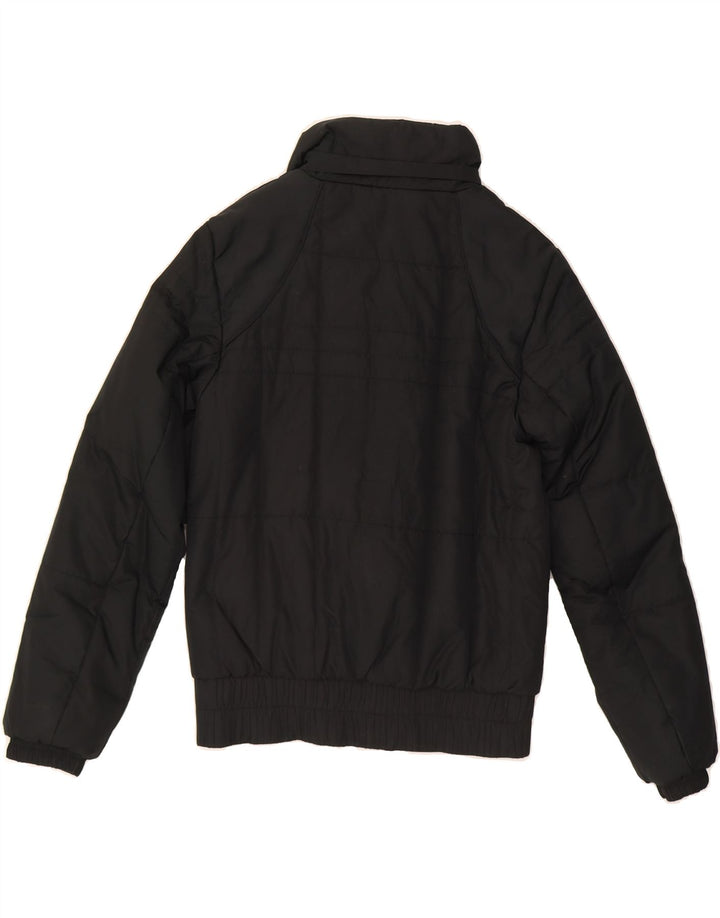 NIKE Womens Padded Jacket UK 12 Medium Black Polyester Vintage Nike and Second-Hand Nike from Messina Hembry 