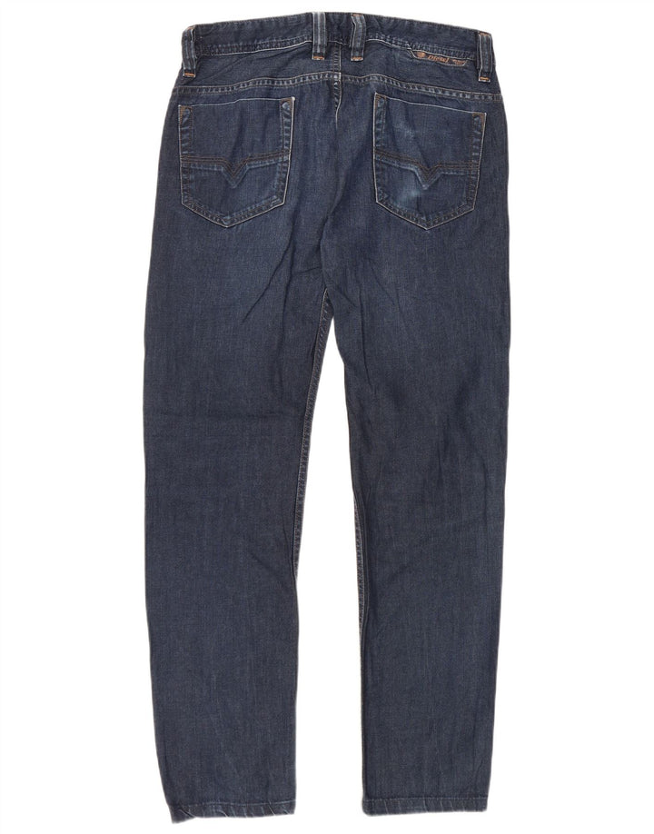 Diesel Mens Slim Jeans W30 L30 Navy Blue Cotton