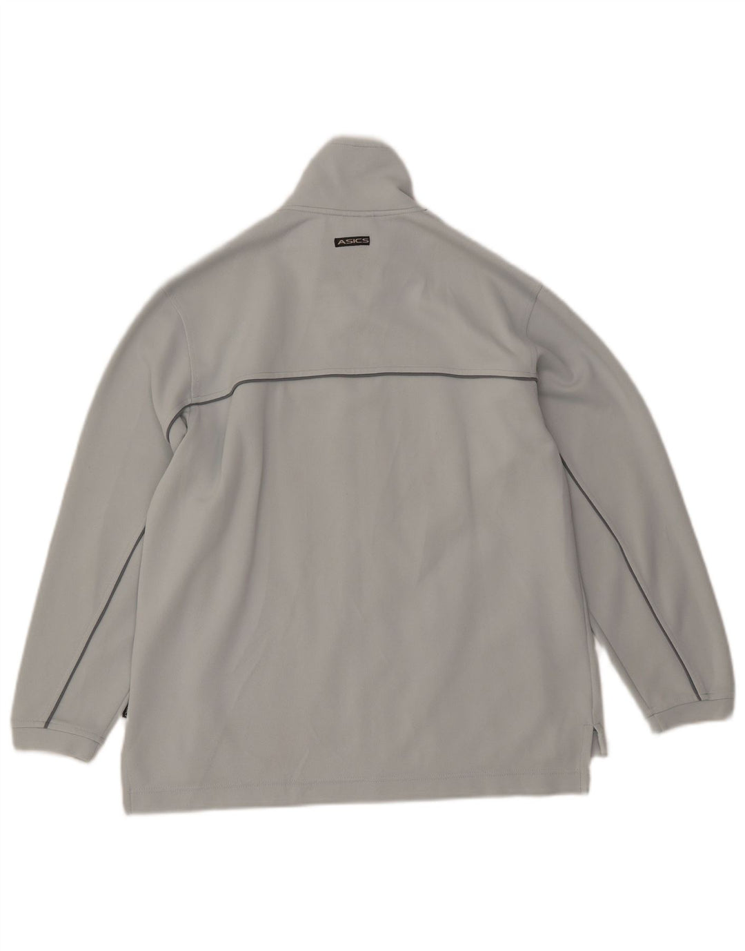 Asics Womens Tracksuit Top Jacket UK 14 Medium Grey