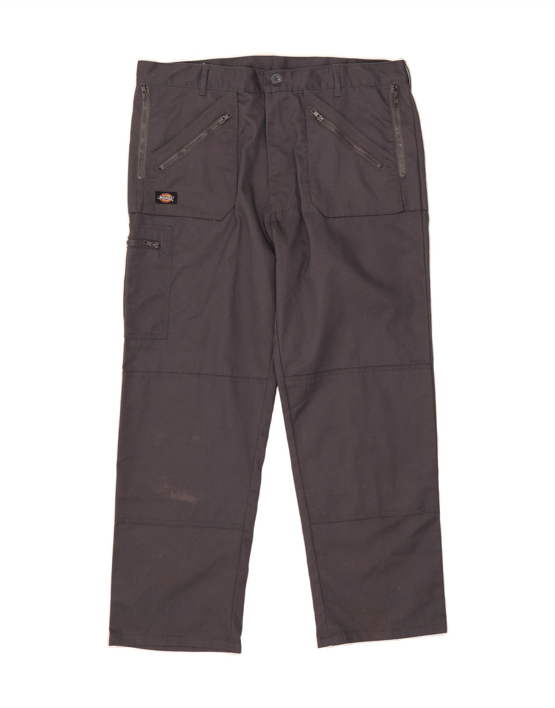 DICKIES Mens Straight Cargo Trousers W38 L29 Grey Polyester Vintage Dickies and Second-Hand Dickies from Messina Hembry 