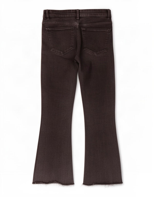 Zara Damen Schlagjeans EU 38 Small W28 L26 Schwarze Baumwolle