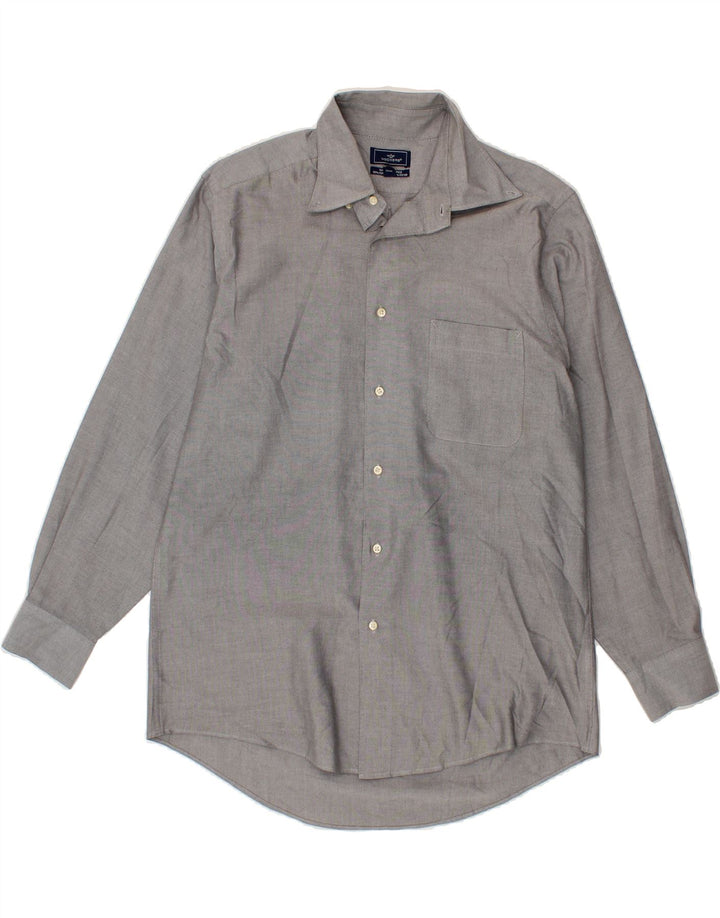 DOCKERS Mens Wrinkle Free Shirt Size 15 1/2 Medium Grey Cotton Vintage Dockers and Second-Hand Dockers from Messina Hembry 