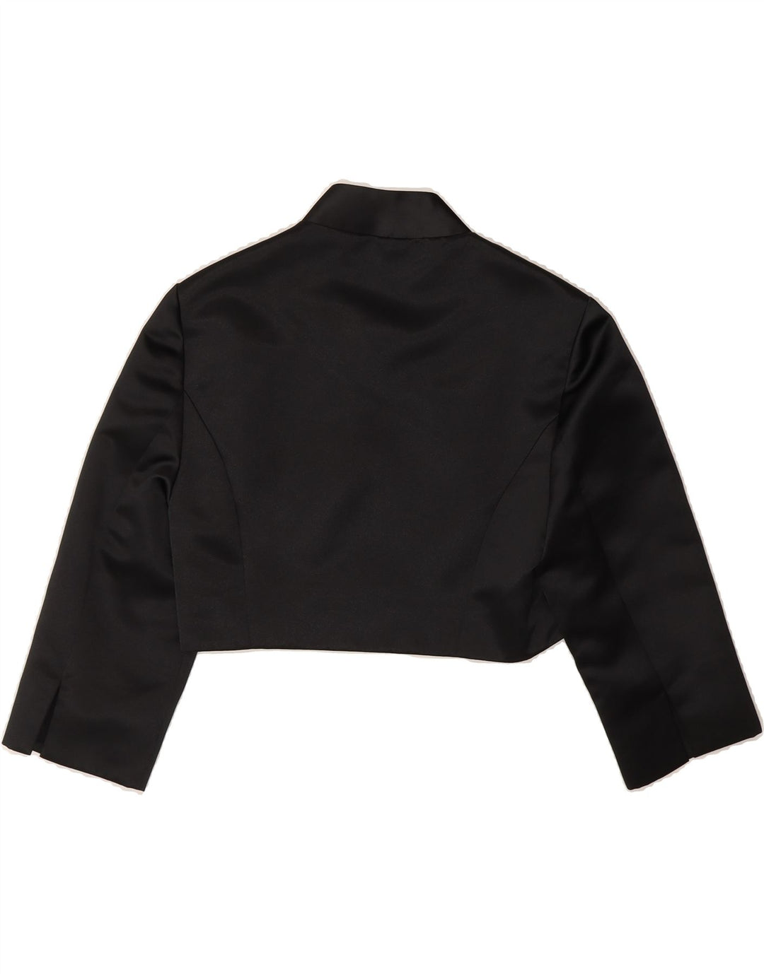 DEBUT Womens Bolero Jacket UK 10 Small Black Acetate Vintage Debut and Second-Hand Debut from Messina Hembry 