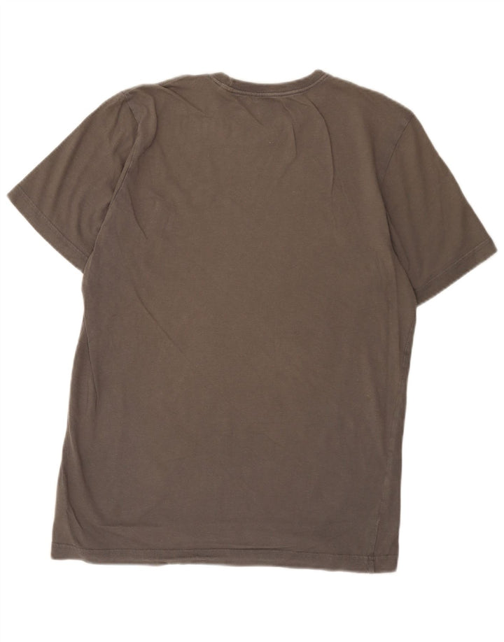 Adidas Herren Grafik-T-Shirt aus mittelgrauer Baumwolle