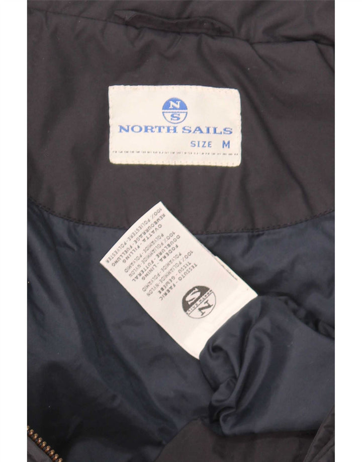 North Sails Chaqueta acolchada gráfica para hombre UK 38 Medium Azul marino Poliamida