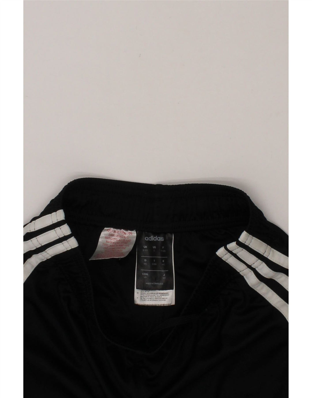 ADIDAS Boys Climalite Sport Shorts 9-10 Years  Black Polyester Vintage Adidas and Second-Hand Adidas from Messina Hembry 