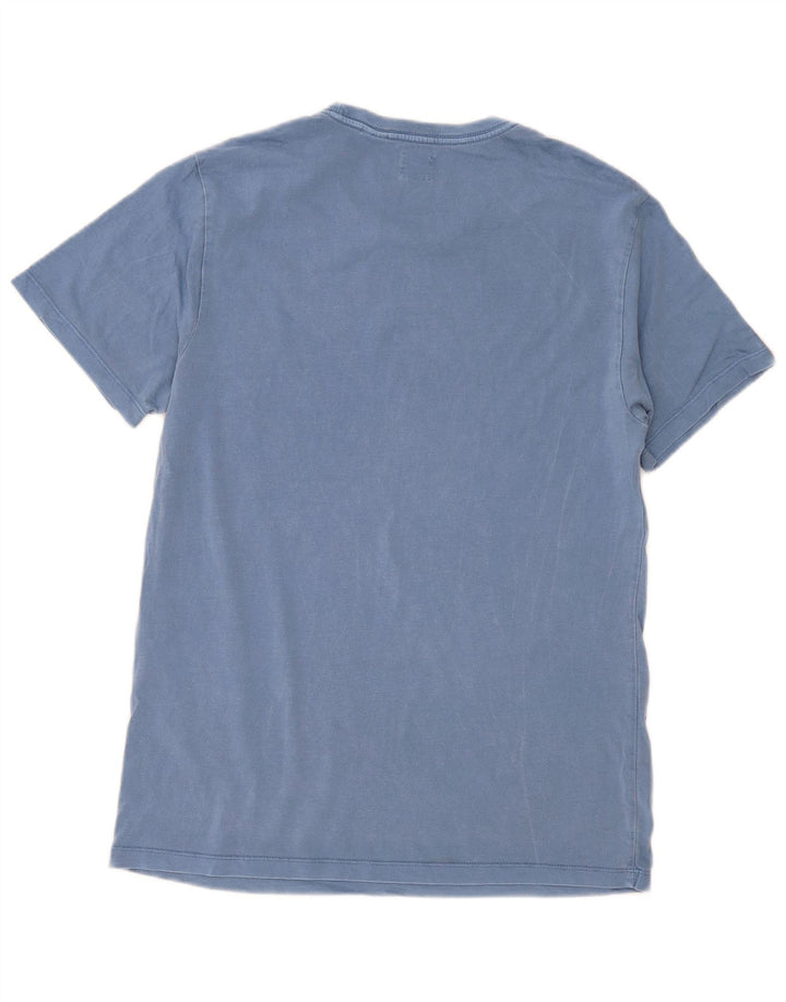 Levi's herre T-shirt top mellemblå bomuld
