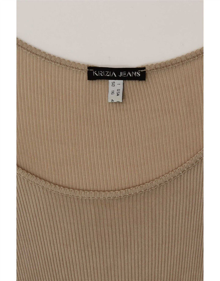 Krizia Damevest Top UK 20 2XL Beige