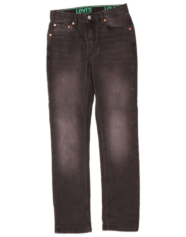Джинсы Levi's Slim для мальчиков 13-14 лет W26 L30 Черные