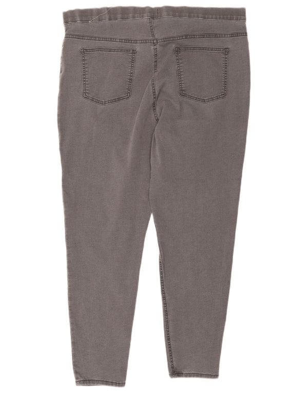 Marks & Spencer Damen Jegging-Jeans UK 20 2XL W38 L26 Graue Baumwolle