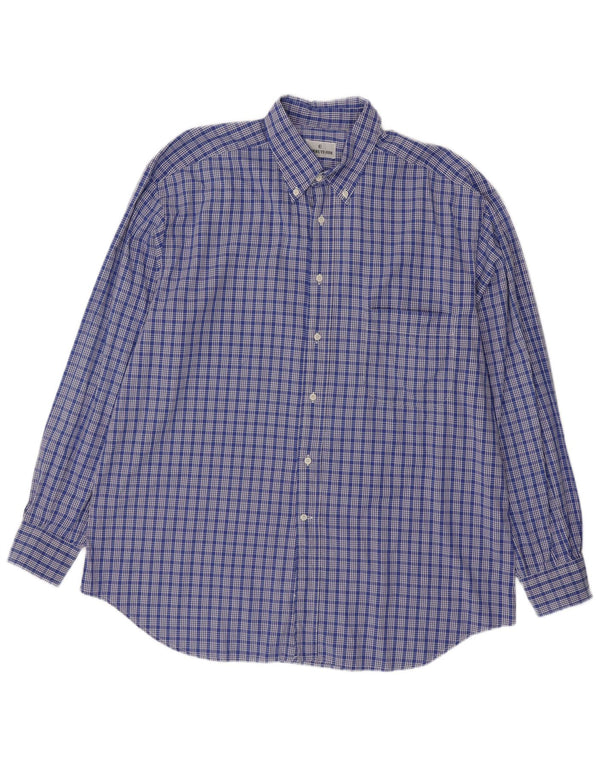 Camisa masculina Cerruti 1881 XL xadrez azul