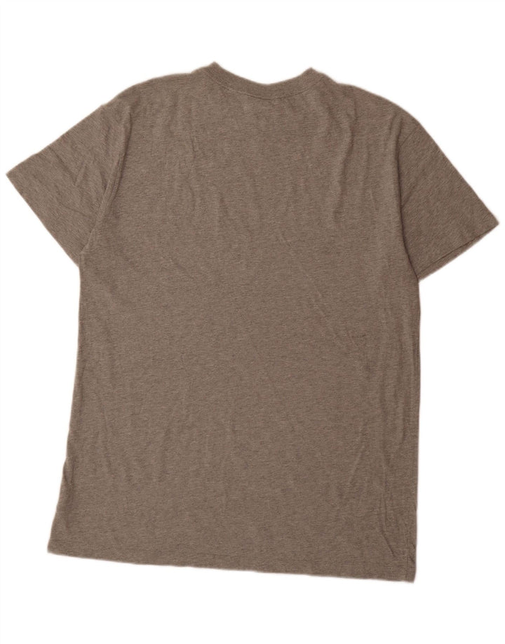 Nike Mens T-Shirt Top Large Grey Cotton