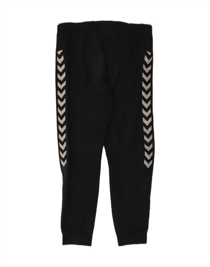 HUMMEL Mens Graphic Tracksuit Trousers Joggers Medium  Black Vintage Hummel and Second-Hand Hummel from Messina Hembry 