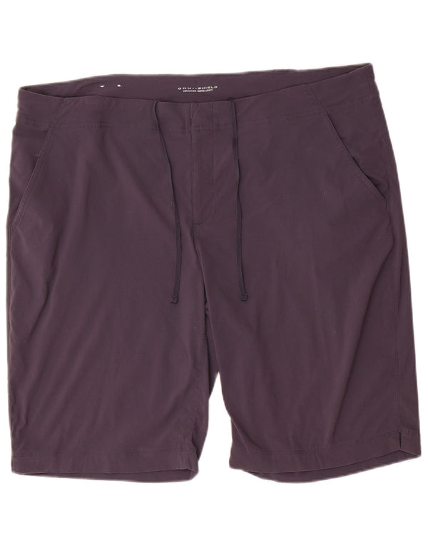Damskie spodenki chino Columbia Omni-Shield US 18 2XL W40 Granatowy nylon