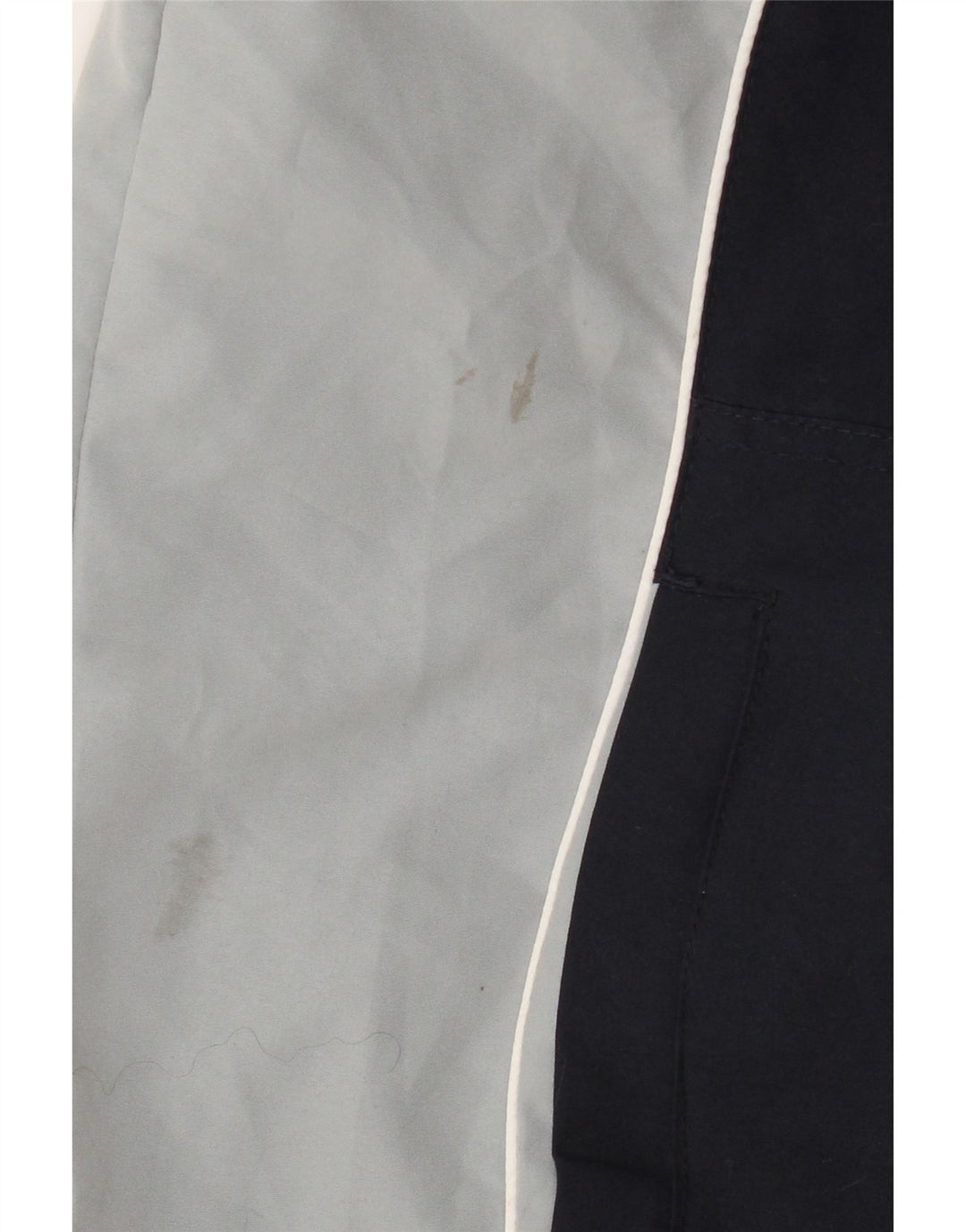 Champion Mens Tracksuit Top Jacket Large Navy Blue Colourblock Polyester