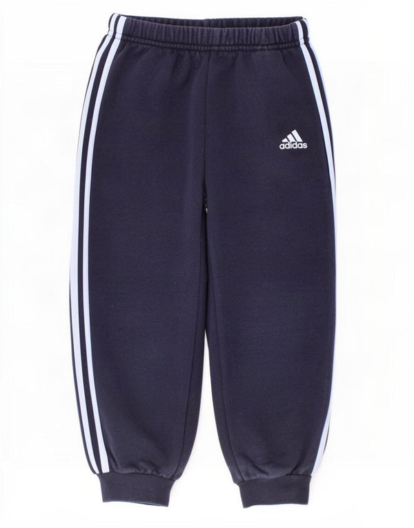 Adidas Pantalones de Chándal para niño Joggers 3-4 años Azul Marino Algodón