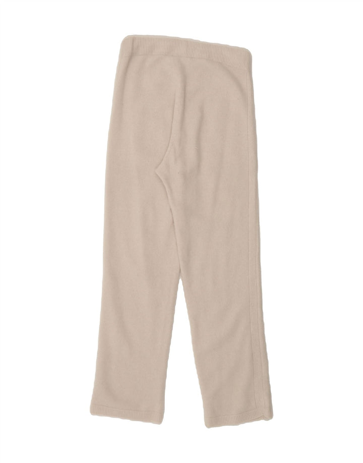 VINTAGE Womens Tracksuit Trousers IT 42 Medium  Off White Vintage Vintage and Second-Hand Vintage from Messina Hembry 