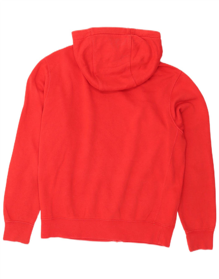 Nike Mens Zip Hoodie Sweater Small Red Cotton