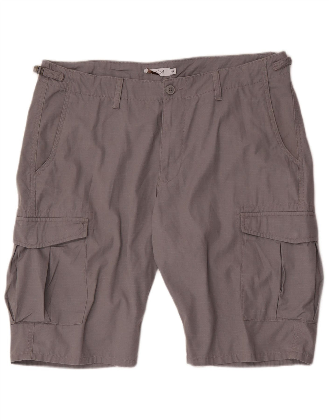 Conbipel Mens Cargo Shorts IT 54 2XL W38  Grey Striped Cotton