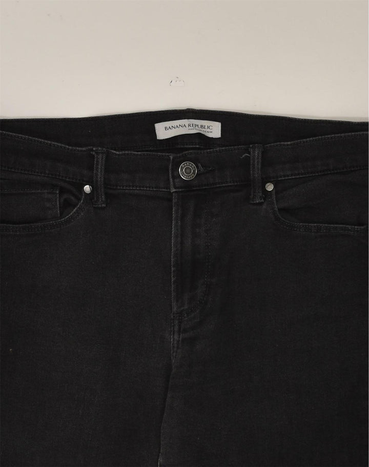 BANANA REPUBLIC Womens Skinny Jeans W30 L30 Black Cotton | Vintage Banana Republic | Thrift | Second-Hand Banana Republic | Used Clothing | Messina Hembry 