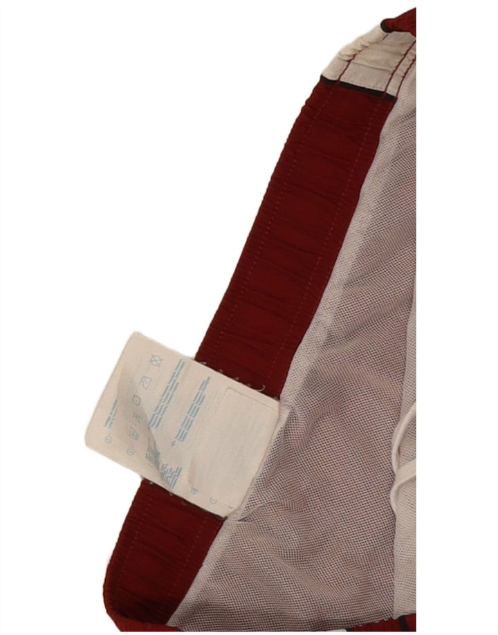 Champion Mens Sport Shorts Medium Burgundy Colourblock Polyamide