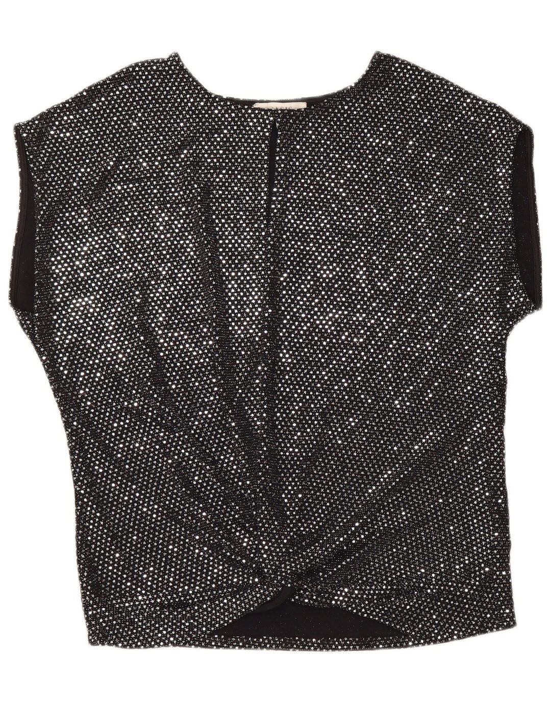 OASIS Damebluse Top UK 14 Medium Sort Polyamid