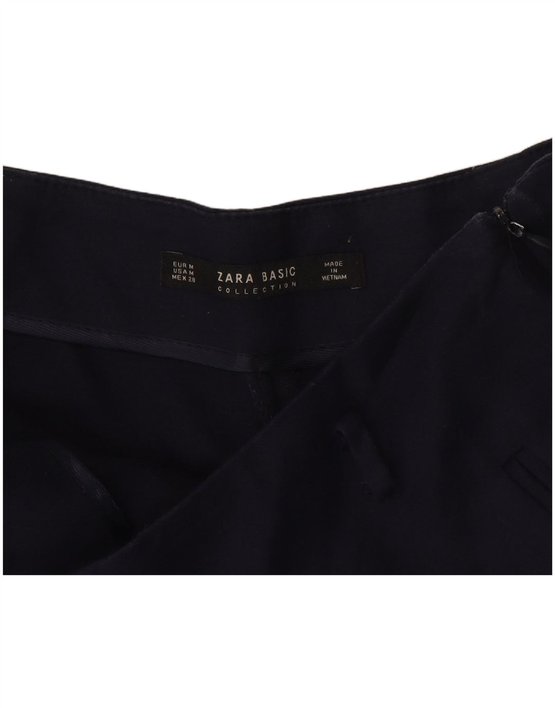 Zara Womens Casual Shorts Medium W28 Navy Blue