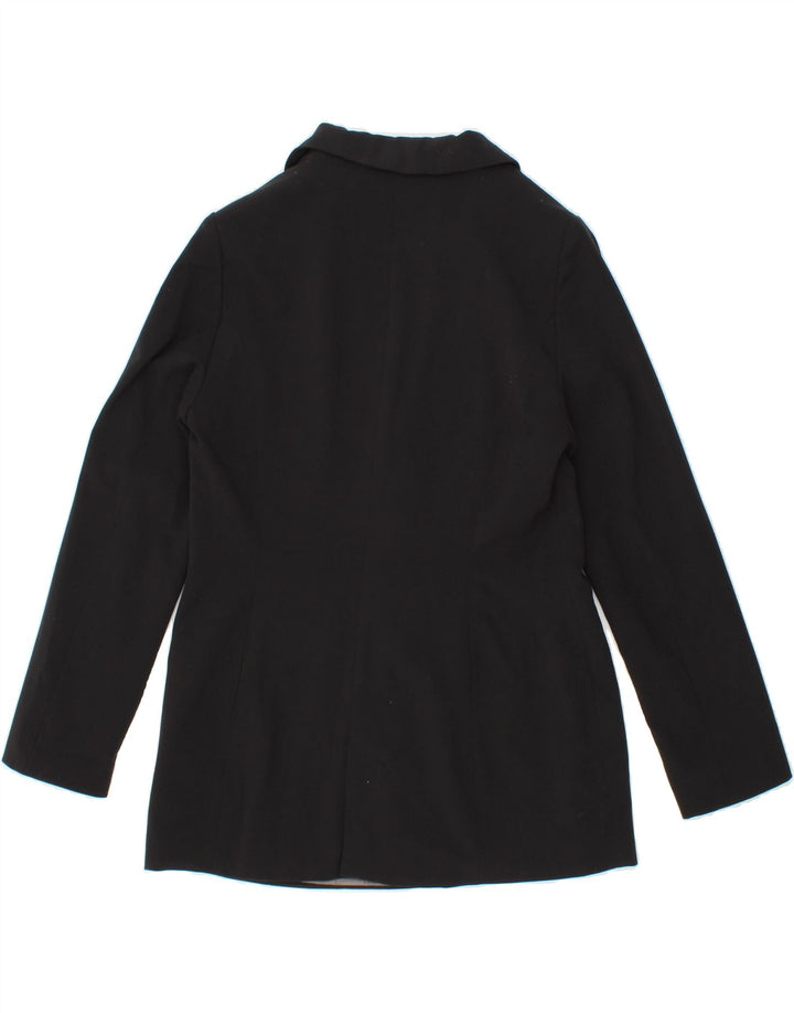 BUFFALO Womens 2 Button Blazer Jacket UK 16 Large Black Polyester Vintage Buffalo and Second-Hand Buffalo from Messina Hembry 