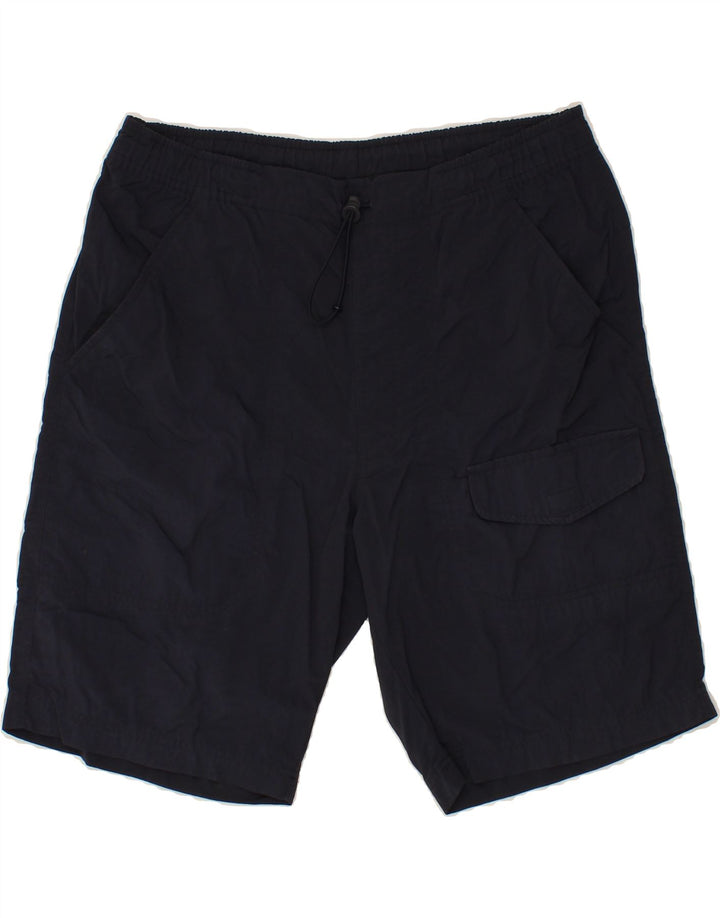 REEBOK Mens Cargo Shorts XS W27  Navy Blue Nylon Vintage Reebok and Second-Hand Reebok from Messina Hembry 