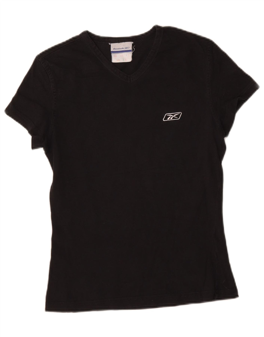 Reebok Womens T-Shirt Top UK 12 Medium Black