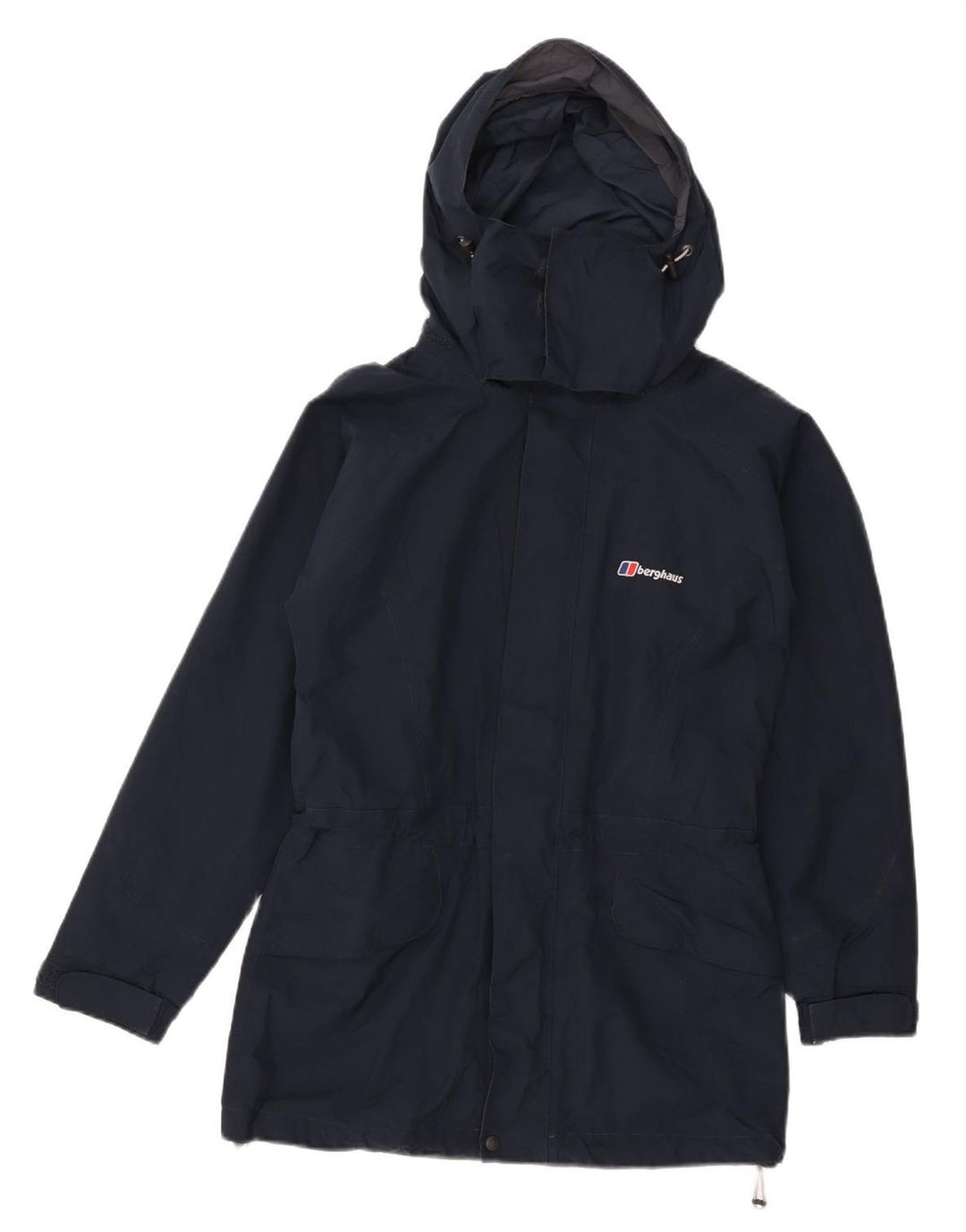 Berghaus Damen-Regenjacke mit Kapuze, Gr. 8, Marineblau, Polyester