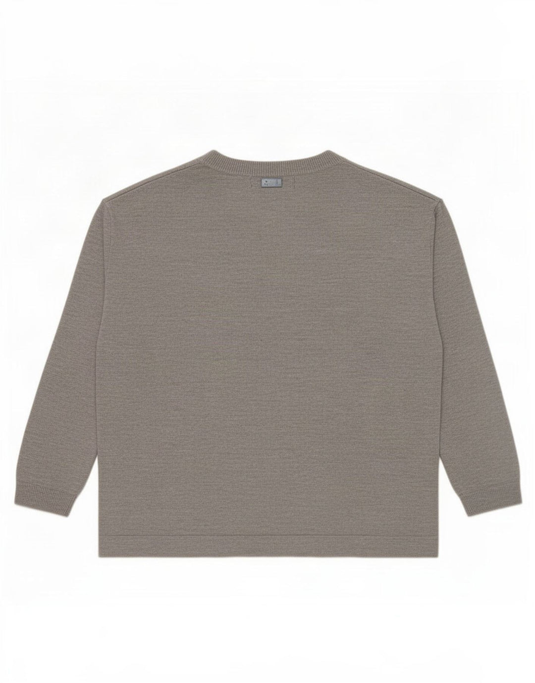 Marks & Spencer Womens Oversized V-Neck Jumper Sweater UK 10 Small Grey