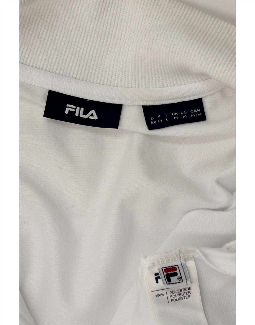 Ανδρική φόρμα Fila Top Jacket Μεσαίο Λευκό Πολυεστέρας