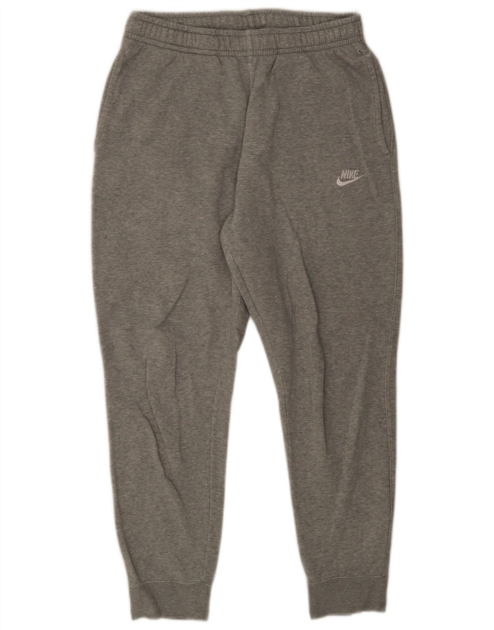 Nike Mens Tracksuit Trousers Joggers Medium  Grey Cotton