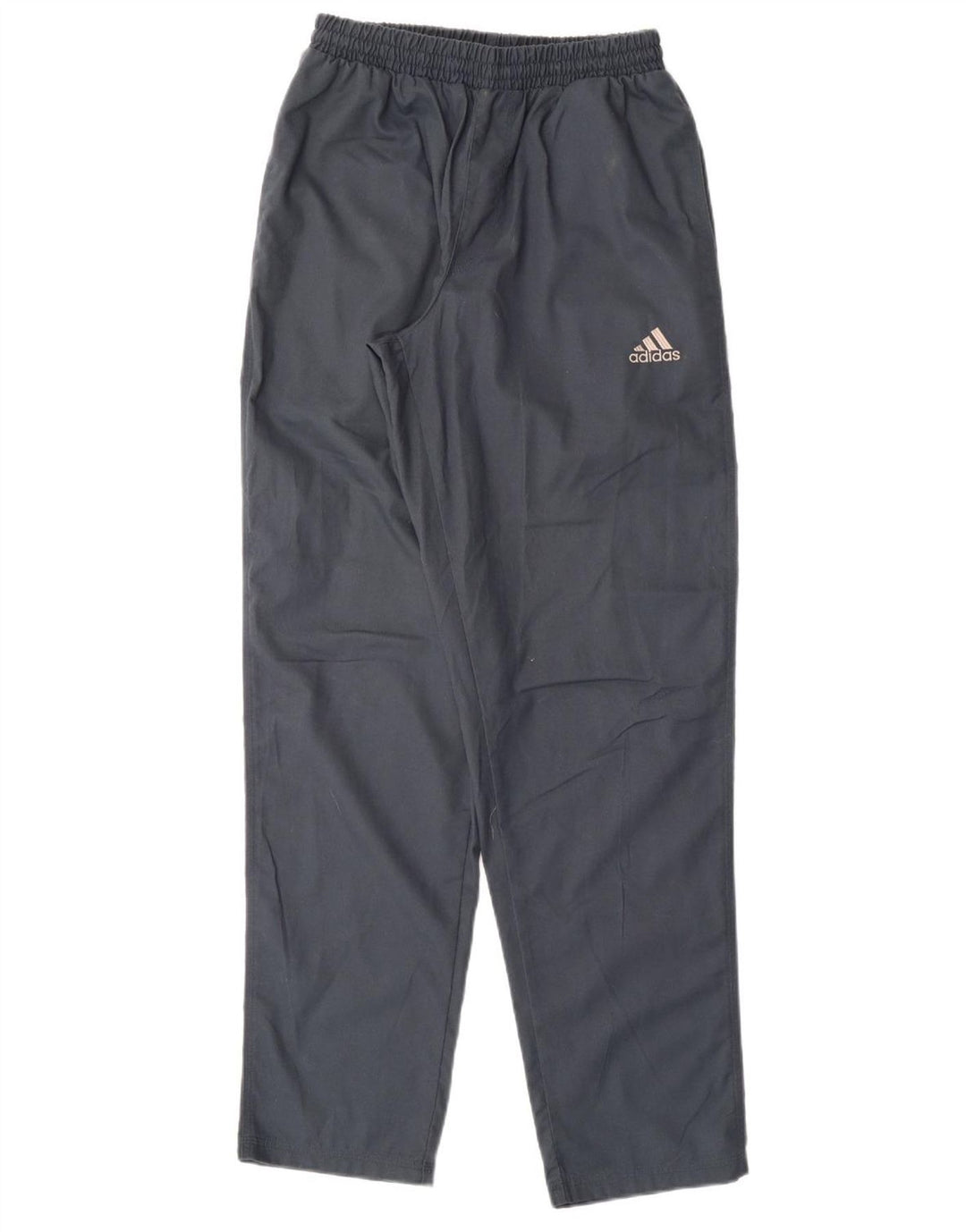 ADIDAS Mens Tracksuit Trousers Small Navy Blue Polyester