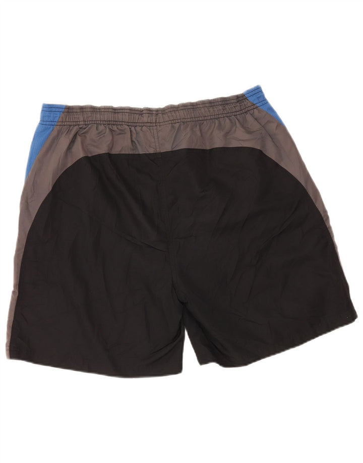 SERGIO TACCHINI Mens Swimming Shorts XL Black Colourblock Polyester