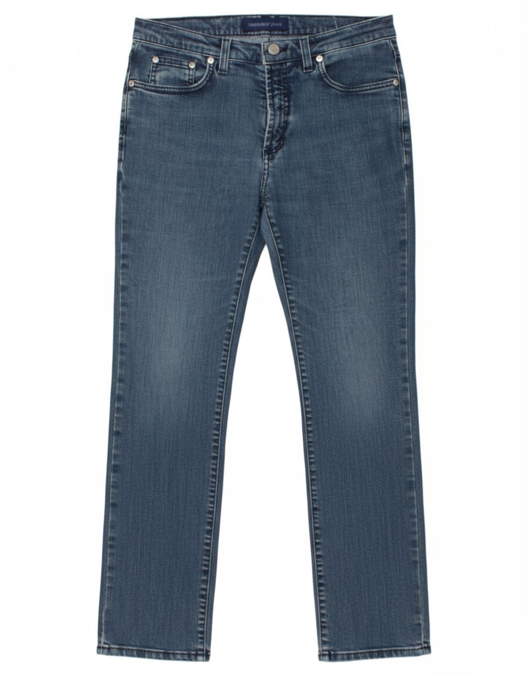 TRUSSARDI Womens Slim Jeans W29 L29 Blue Cotton