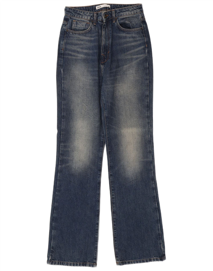 Zara Womens Bootcut Jeans EU 40 Medium W30 L35 Blue