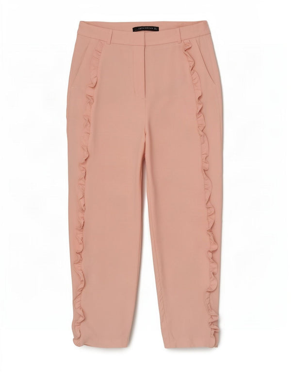 Pantaloni tăiați pentru femei Zara Mediu L28 L25 Roz