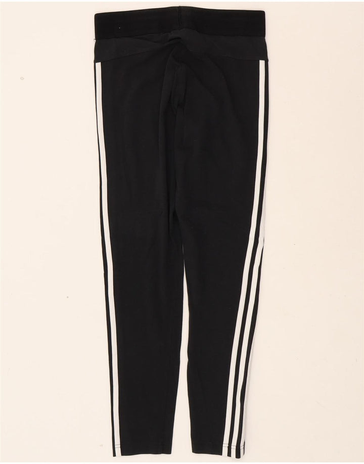 ADIDAS Womens Leggings UK 8 Small  Black Vintage Adidas and Second-Hand Adidas from Messina Hembry 